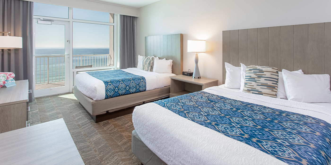 Beachfront Room w/ 2 Queen Beds Tides Hotel Orange Beach AL